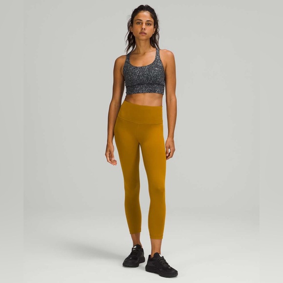 Lululemon Wunder Train High-Rise Tight 25” Leggings Womens 16 Gold Spice - Picture 1 of 4